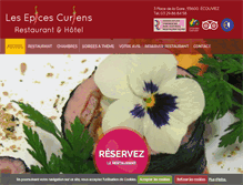 Tablet Screenshot of lesepicescuriens.com